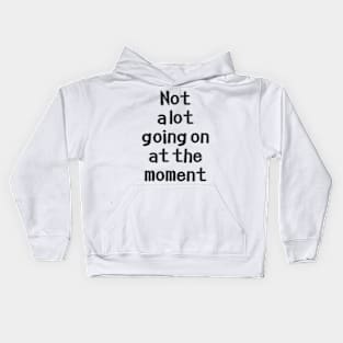 Not a lot going at the moment Kids Hoodie